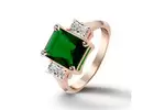 Emerald Ring - May Birthstone - Statement Ring - Gold Ring - On Sales